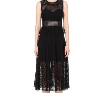 SANDRO Rich mesh midi dress
RETAIL $350